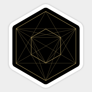 Metatron's Cube Sticker